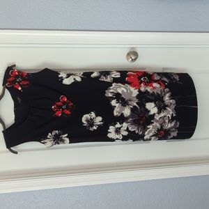 NWOT navy floral dress